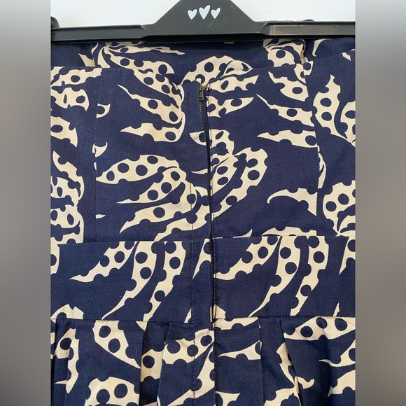 French Connection strapless dark blue pattern cocktail dress size 4 - Picture 3 of 6